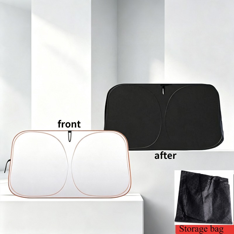 TEMU Car Windshield Sunshade Insulation And Winter Snow Prevention Is A Upgraded Windshield Cover Designed For Car Windshields Blocking Sunlight