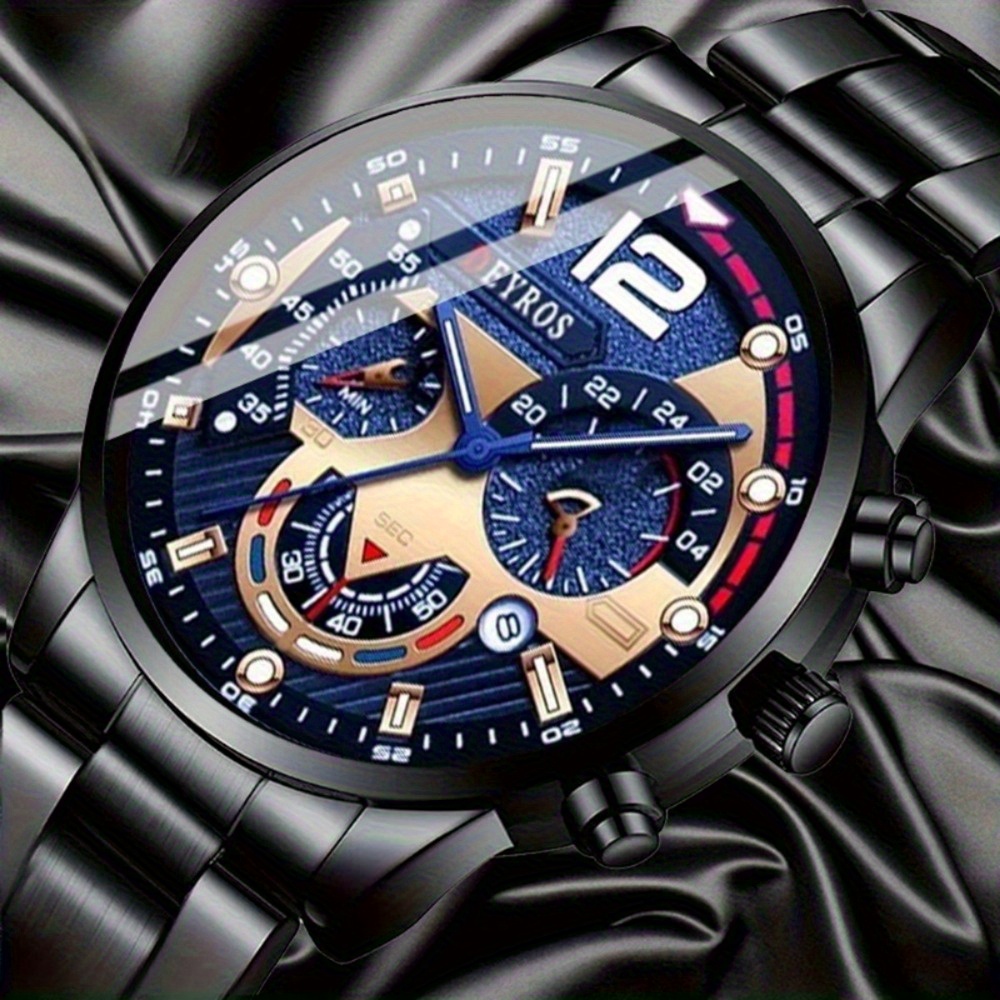 24pcs set men watch set 6pcs fashion watches men multi color Temu