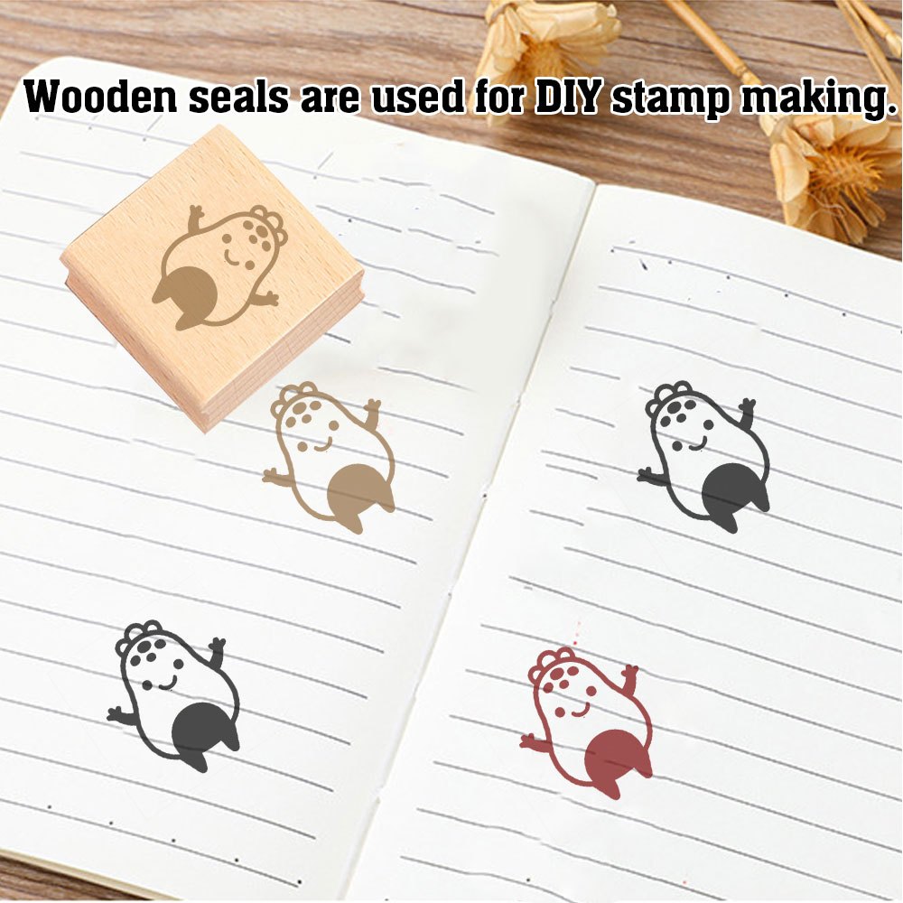 Wood Stamp for DIY Journaling and Scrapbooking