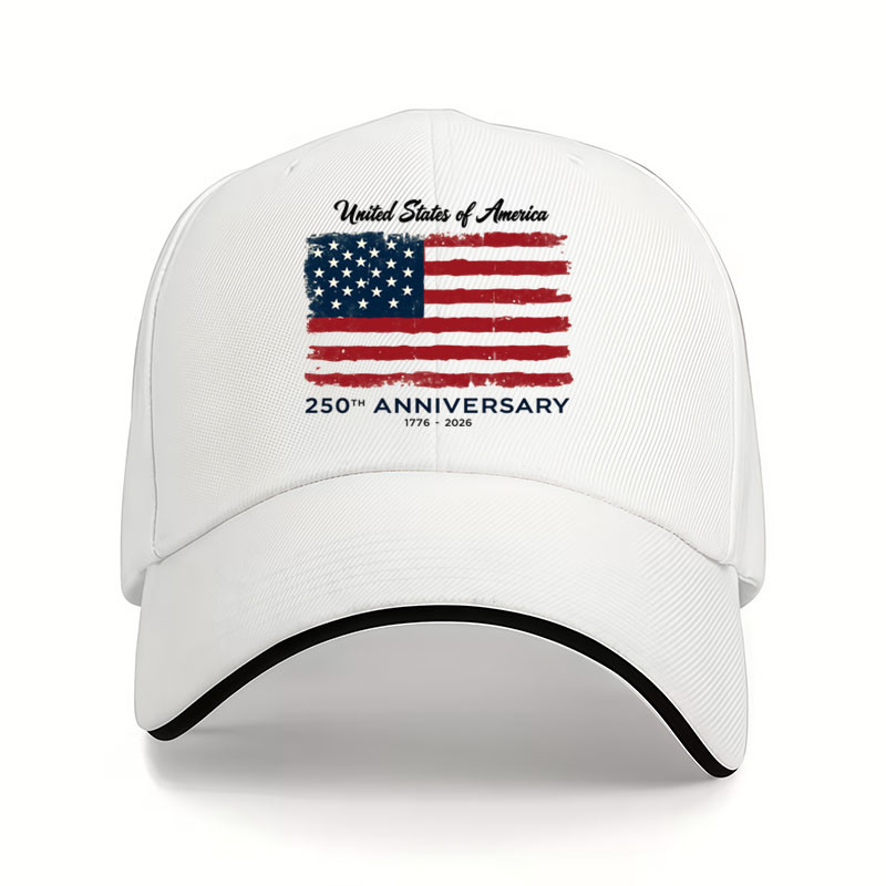 TEMU Patriotic American Graphic Baseball , , Suitable , Versatile Use, Lightweight Breathable, Us 250th Anniversary And Day, Outdoor Outing Camping