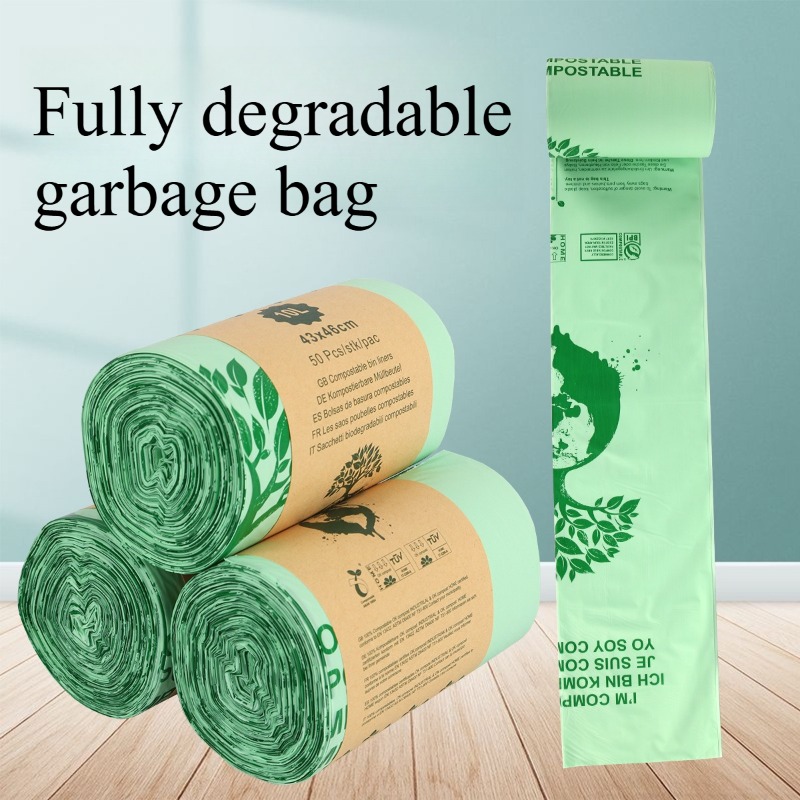 100 tablets garbage bags plant based leak proof essential for   in kitchens bathrooms bedrooms and living rooms