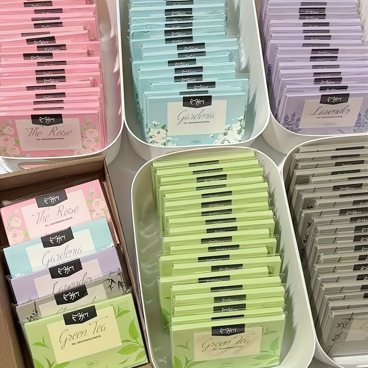 500 hojas de papel absorbente de grasa   eficiencia en color aleatorio, 5 pequeños paquetes por paquete,    mente el   de grasa del rostro y mantiene la piel fresca y libre de grasa. es un artículo de belleza  ,   de   y   para todo tipo de piel