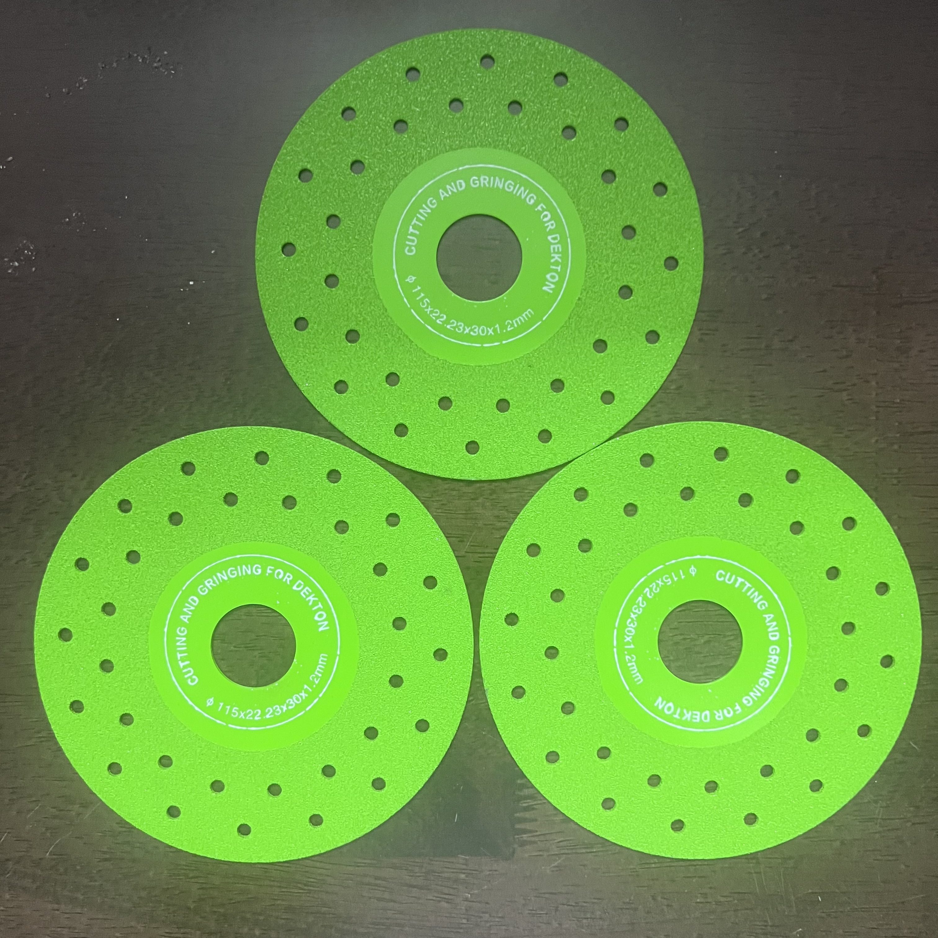 Image of 3pcs - 4.5 Inch/115mm For Rock Plate , Cutting Blade Ceramic Tile Trimming Cutting And , Brazed Diamond, Suitable For Rock Plate, Marble, Ceramic Tile, Ceramics