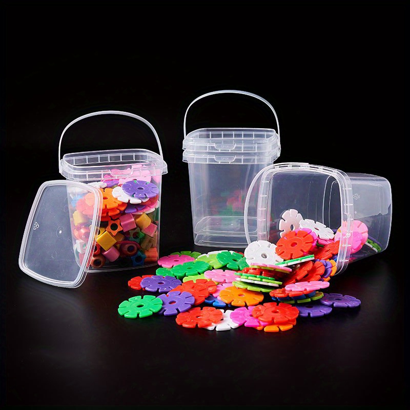 24pcs Mini Collection Container Set with Lids and Handles