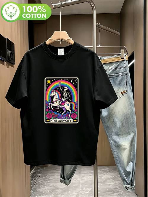 item picture with Card, OVERD Nature- , Comfortable Clothing, Casual Attire, Durable Fabric, , Art Print T-Shirt, Perfect Gift for Men, Parents, Friends, T-Shirt