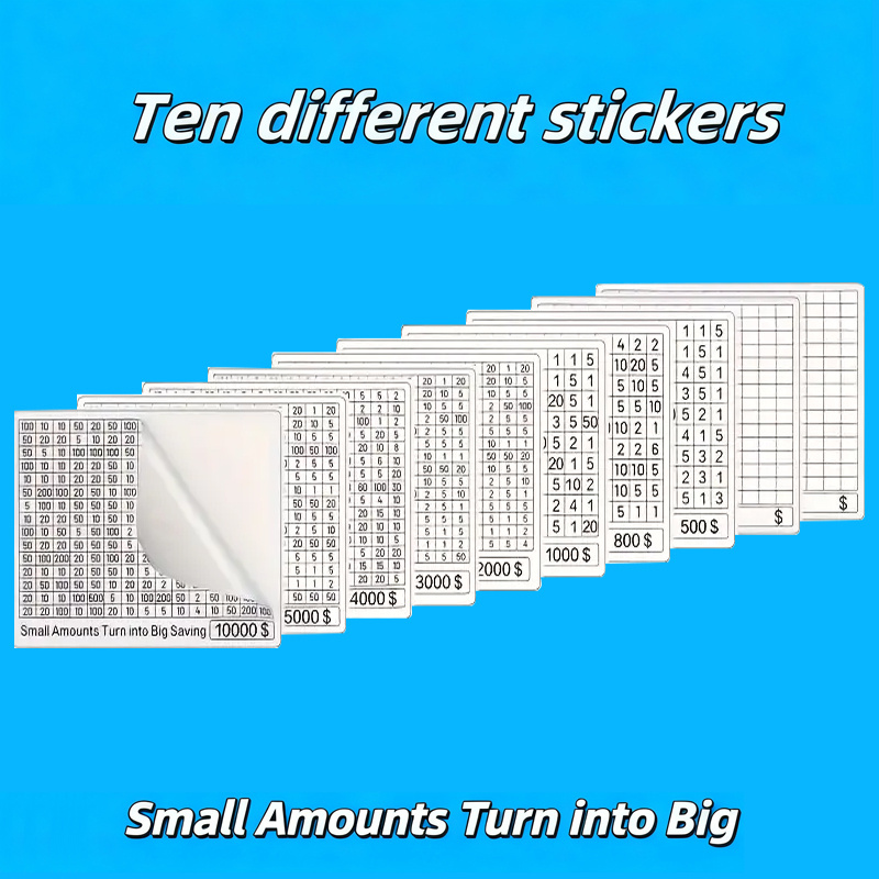 White Wooden Money Bank Stickers Designed For Money - Reusable And Interchangeable Stickers, Perfect For Small Amounts And Decorating Your Money Bank | Reusable Sticker Bank (money Bank Not Included)
