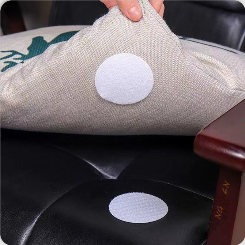 10pcs carpet fixing stickers strong self   fastener hook bed sheet sofa   tape diy carpet anti slip mat black details 5