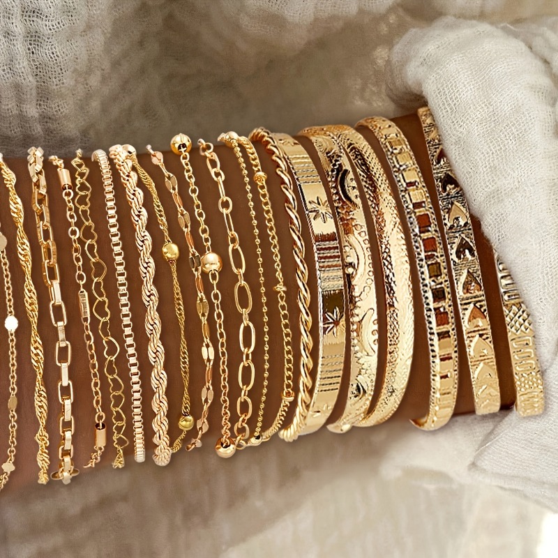 TEMU Random 10pcs Elegant Women's Bracelets - Random Styles
