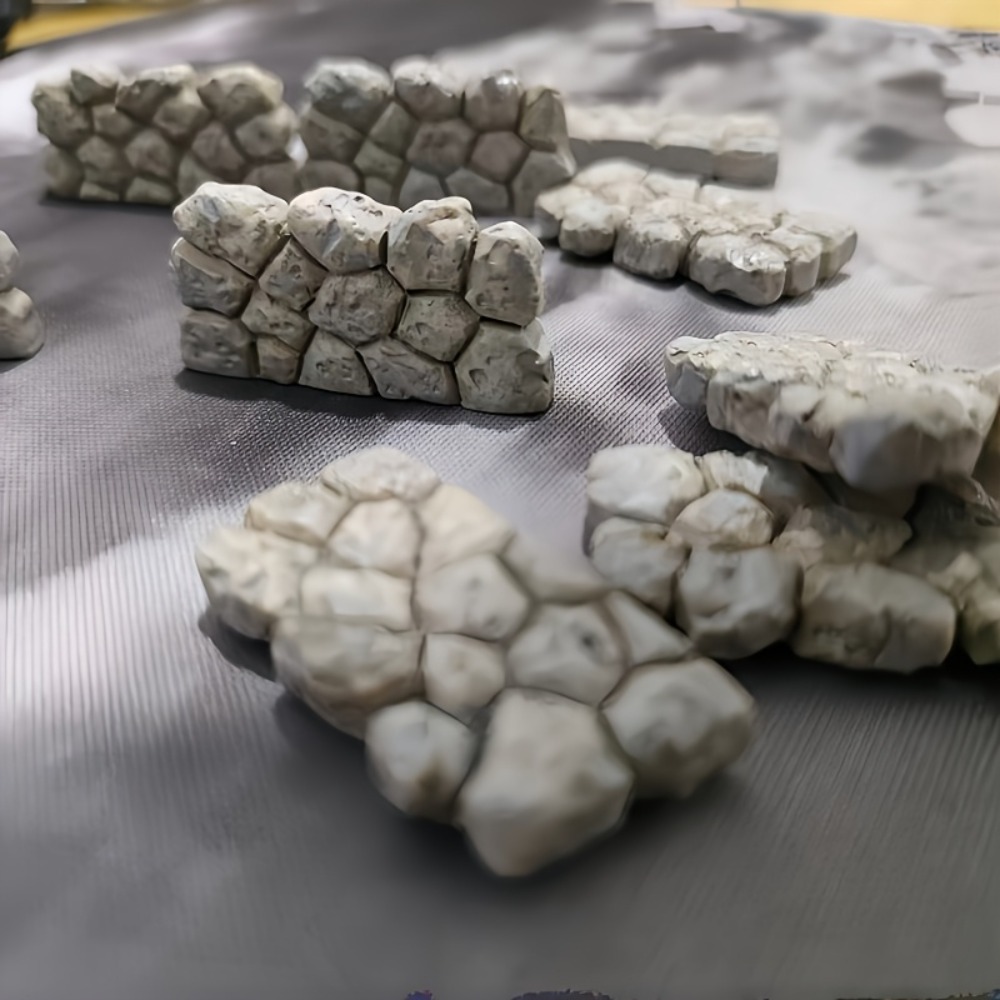 Mini Stone Wall Model Scenery Building Blocks