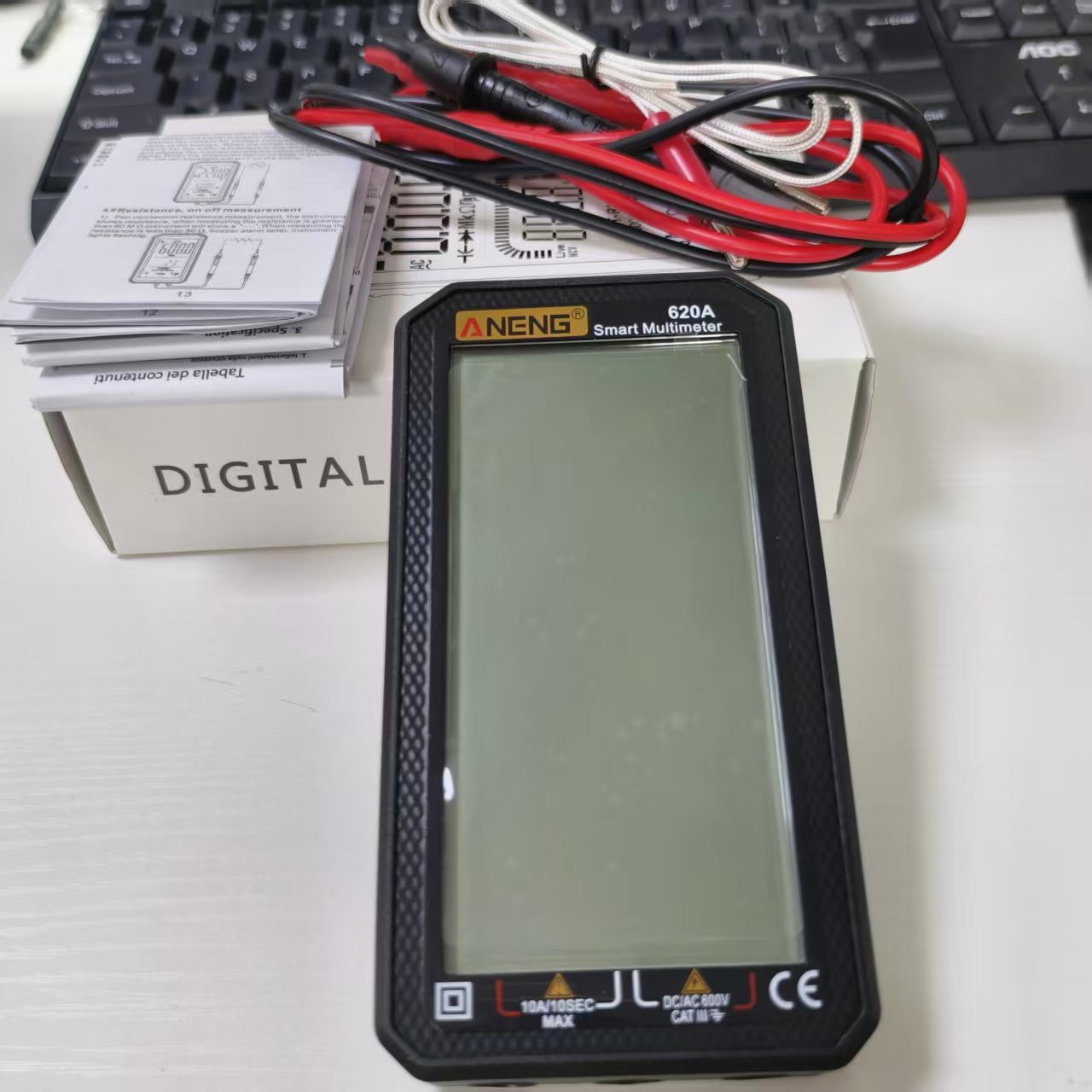 TEMU Aneng 620a Digital Multimeter - 6000 Precision Digital Multimeter With Auto Hold, 6000 Digital Display, 0.1ma Resolution, Electronics,