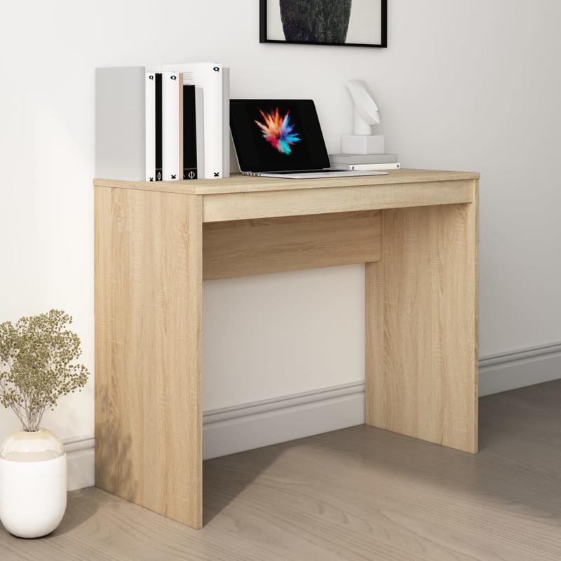 TEMU Desk, Computer Desk, Office Desk, Oak Desk 90x40x72 Cm Made Of Wood (free Shipping)