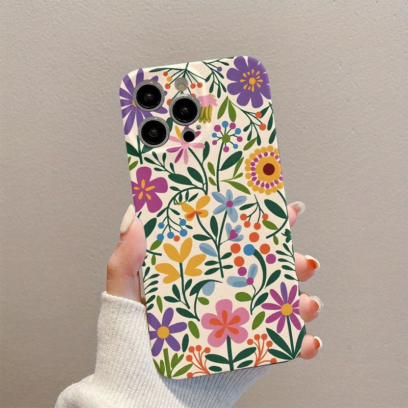 TEMU Phone Case - A Single Piece Of A Slim Phone Case Featuring A Vibrant , Fully Protective And Shock-resistant, Compatible With Various For Iphone