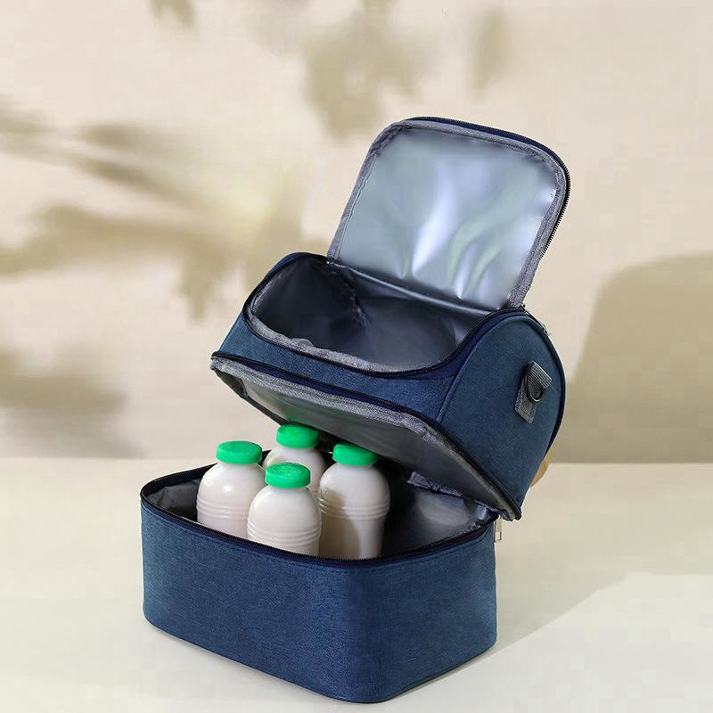 Double Layer Insulated Bag w/ Shoulder Straps