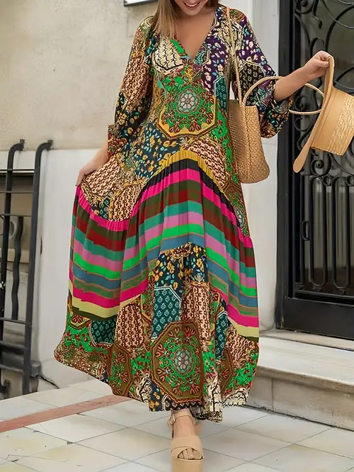 bohemian style dresses for women sold on Temu United States bohemian style dresses for women sold on Temu United States