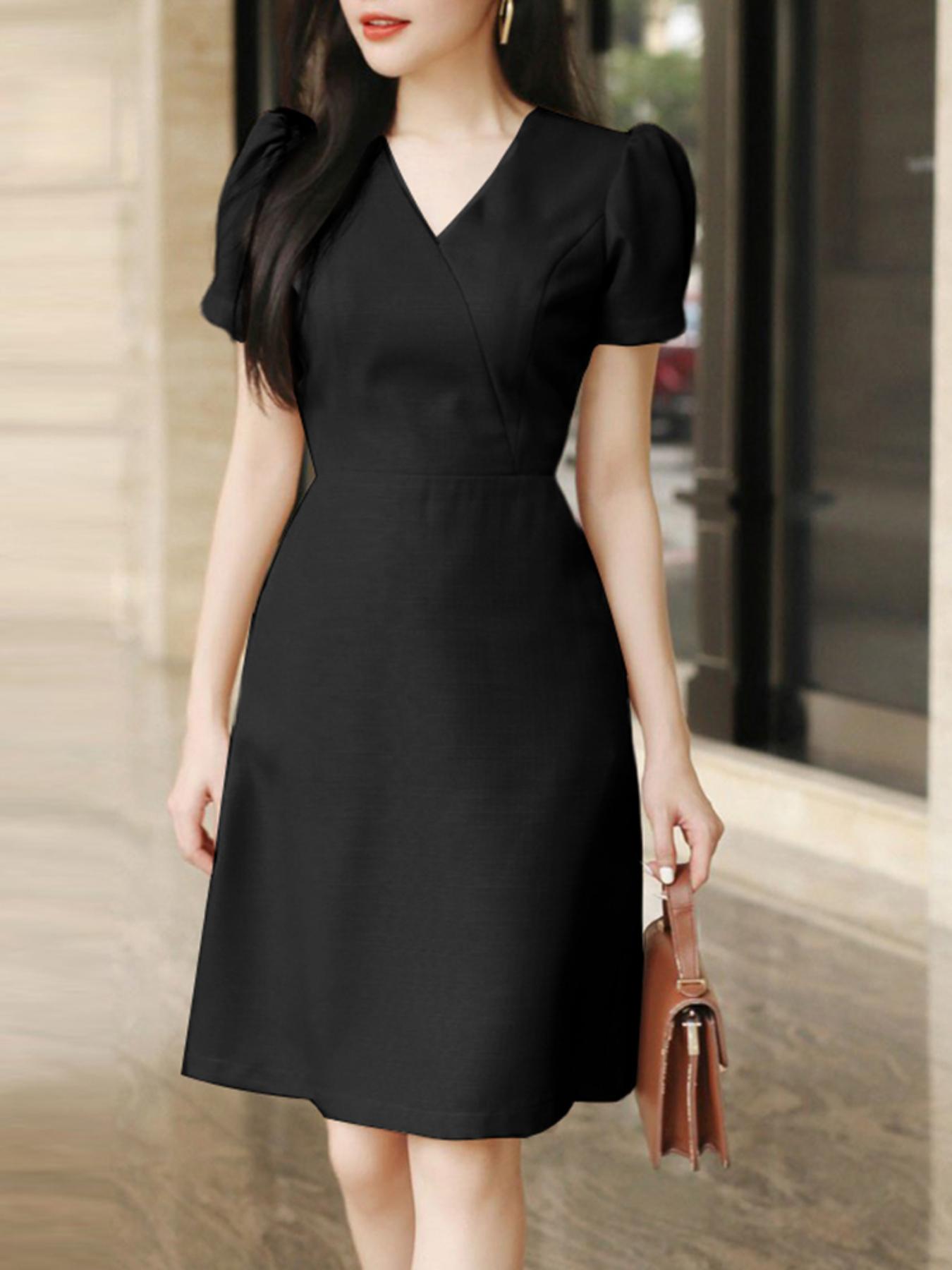 halter sleeveless ruched design dress White Organic Cotton A-Line Knee Length Dress 56