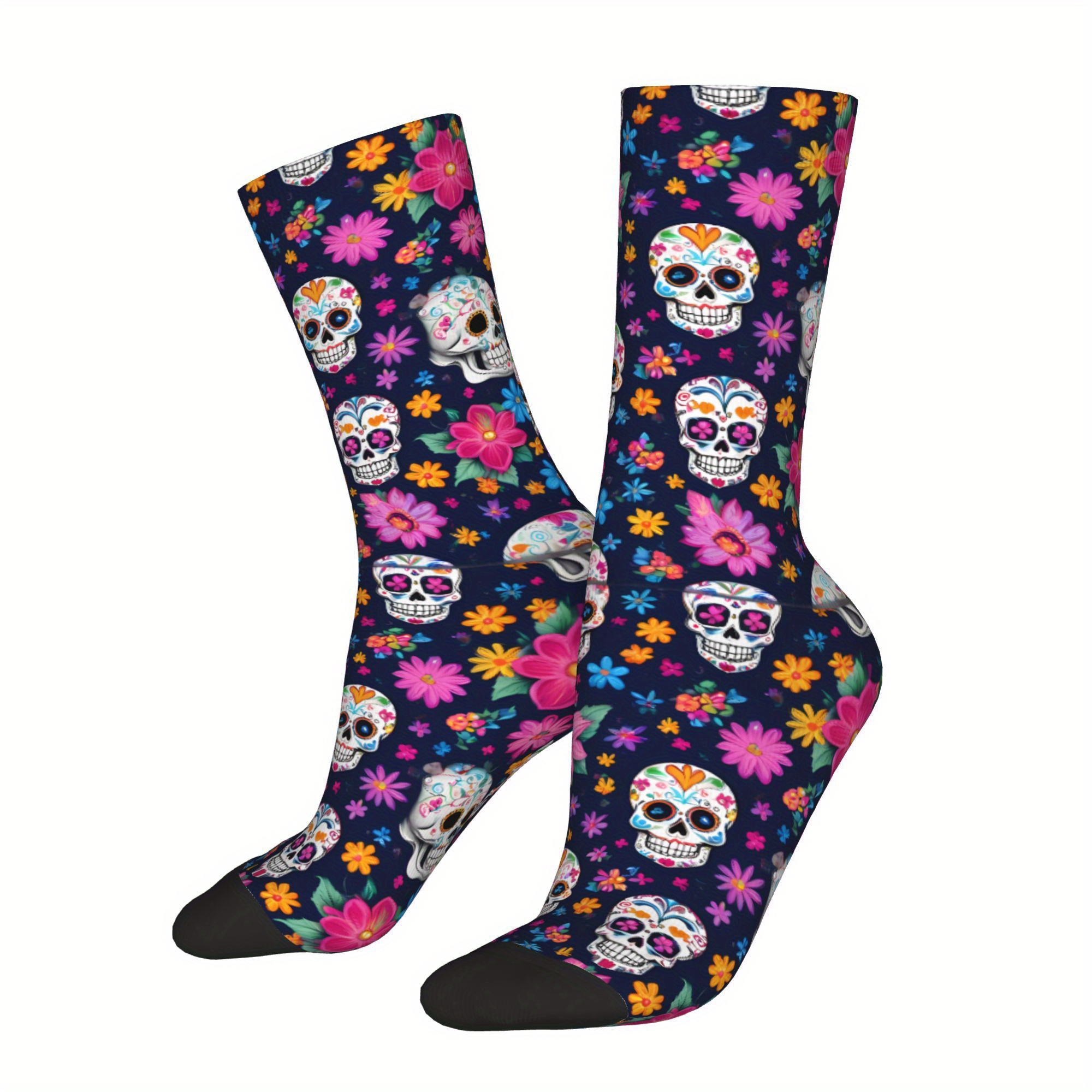 TEMU Calzini Lunghi Anime con Motivo Zucchero, Moda Hip Hop, Calzini Creativi Donna, Cosplay, Outdoor, Divertenti per Coppie, Calzini