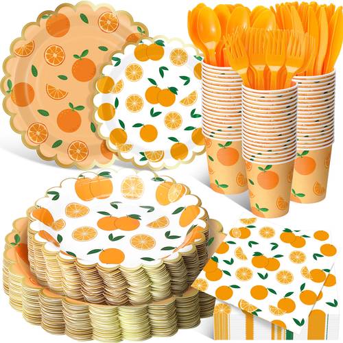 400pcs pack 400pcs shower party supplies suitable for cutie themed plates napkins cups spoons forks with knives disposable plates utensils for for birthdays picnic wedding showers plastic paper