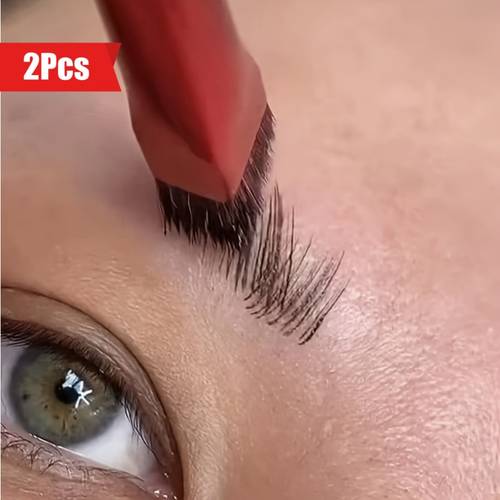 1set versatile eyebrow brush square multifunctional three dimensional drawing hairline eyebrow balm concealer eyebrow brush eyebrow pencil makeup brush makeup tools