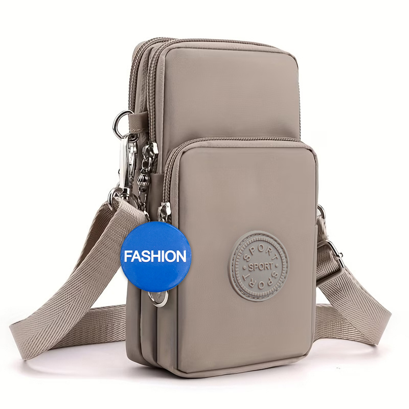 TEMU Women's Crossbody Bag - [1 Bag And 1 Pendant] Spring/summer Single Shoulder Crossbody Bag, Lightweight, Casual, Easy, Solid Color. The For