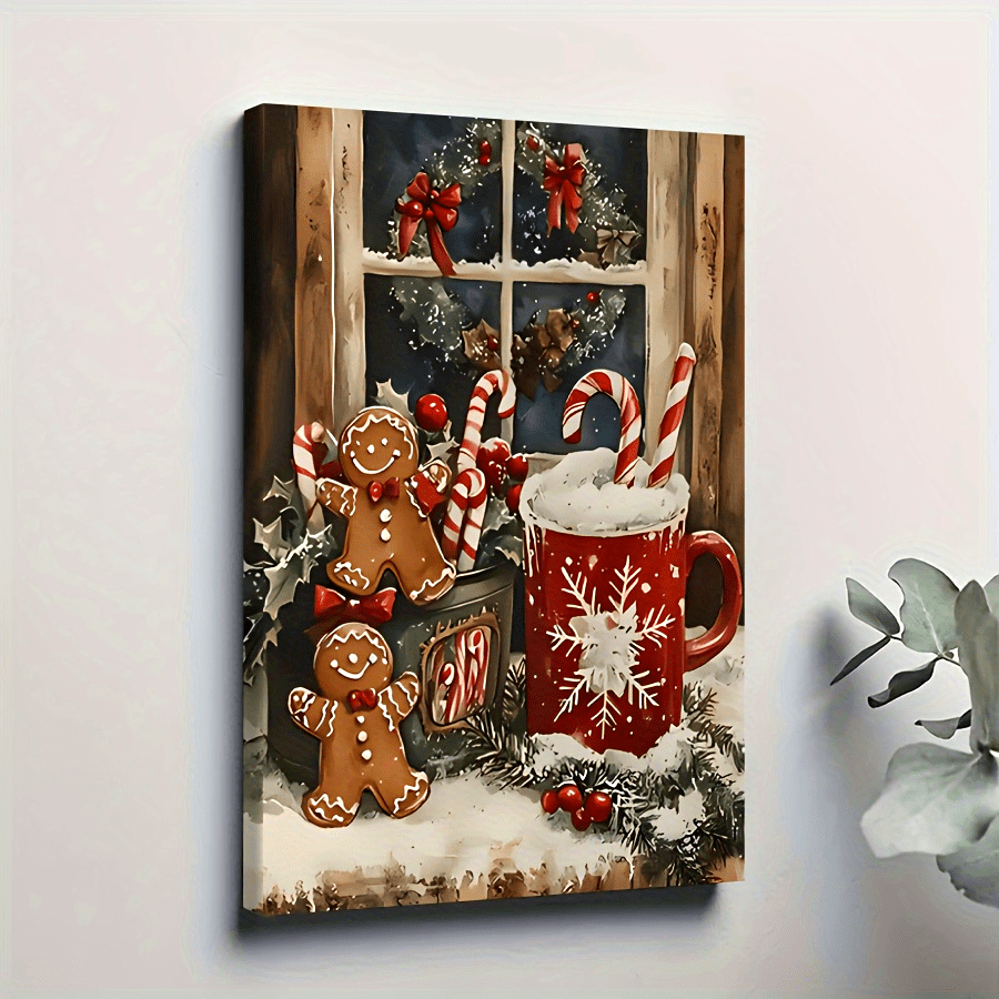 

Santa Claus Riding Horse - Christmas , Wooden Canvas For Home, Office, Or Hotel Decor