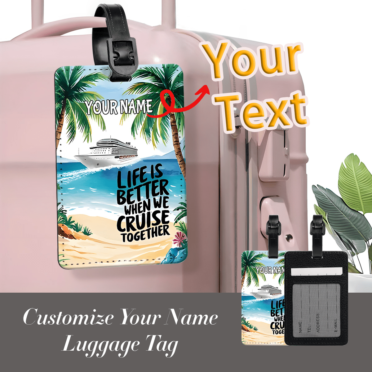 Tag Holder Cruise Luggage Tags Walmart Amazon Storefront Wholesale