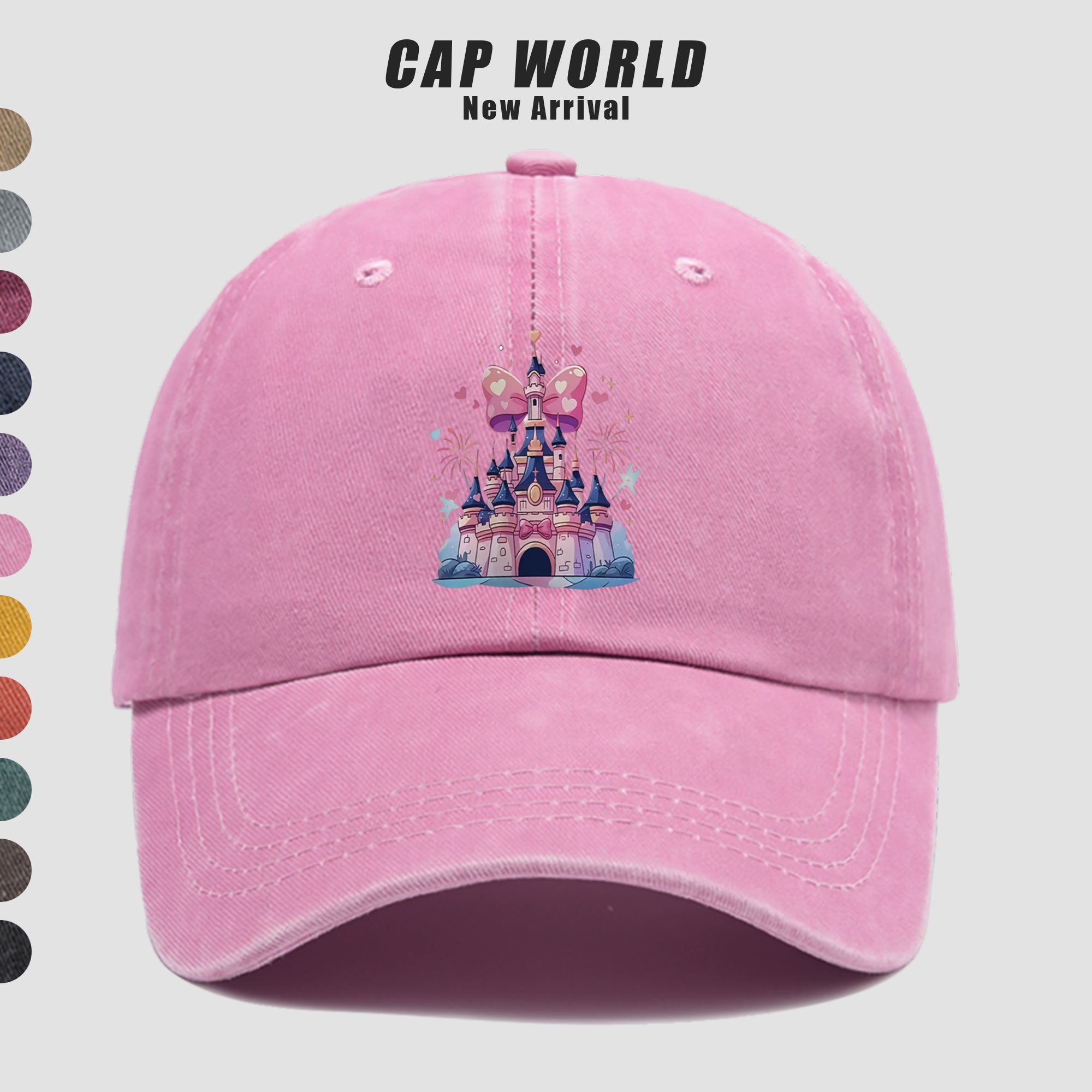 TEMU Gorra de tipo unisex ajustable, 1 pieza, con estampado de de y cierre de hebilla - Gorra de béisbol adecuada para exteriores, , viajes, fiestas