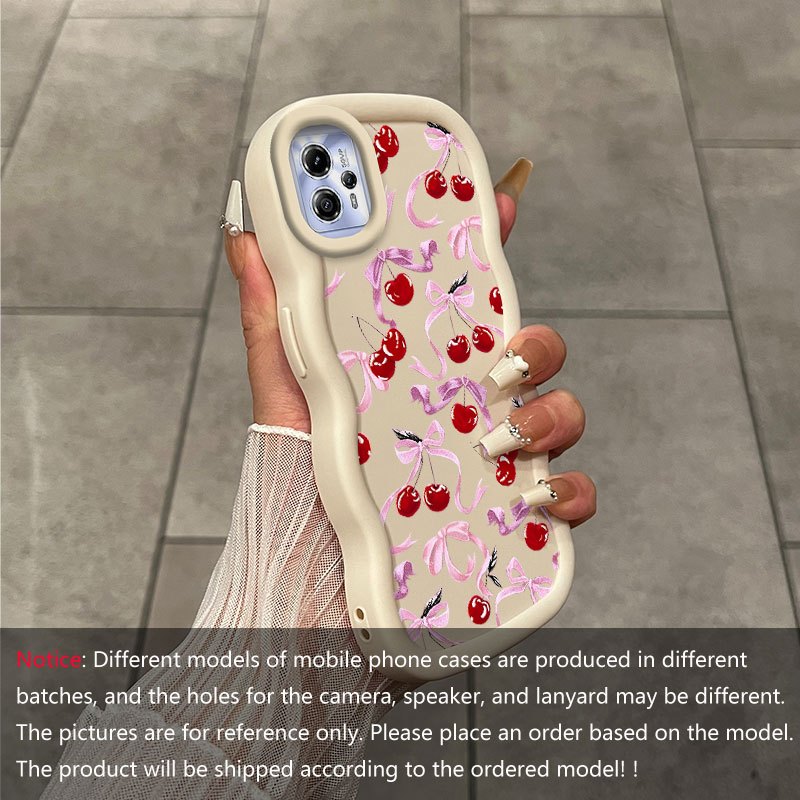 TEMU Funda Flexible Bright Cherries para Moto G13 G13 con Protección Antiarañazos para Uso Casual