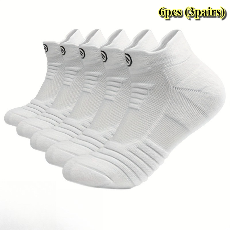 TEMU 6 piezas (3 ) de calcetines tobilleros unisex para para /otoño - Suaves y transpirables, adecuados para el hogar, y uso casual | Calcetines de