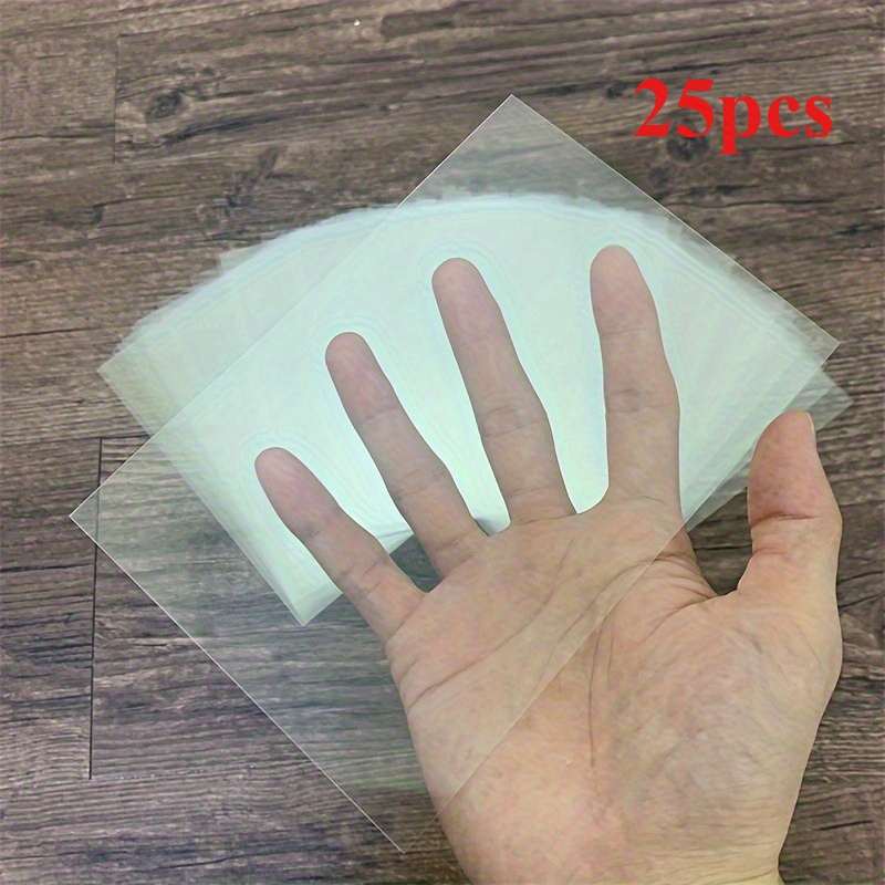 E-shop 25/50 Stück 8,5 x 11 Zoll Scrapbooking und handgemachte Papier-Erweiterungen - 12 Drähte PVC Transparente Plastikfolien für Shaker-Karten, Alben