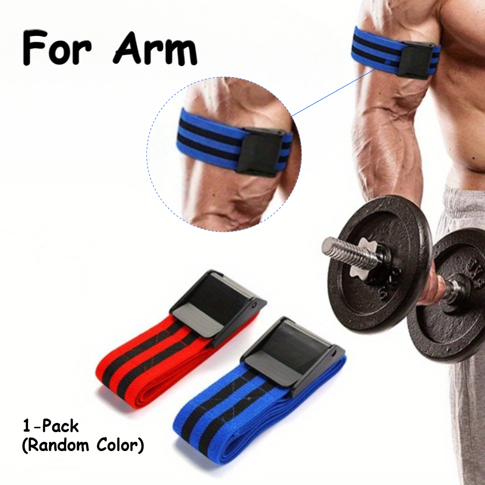 training   band blood flow restriction bands adjustable arm thigh pressure strap for weight lifting muscle growth   release   random color