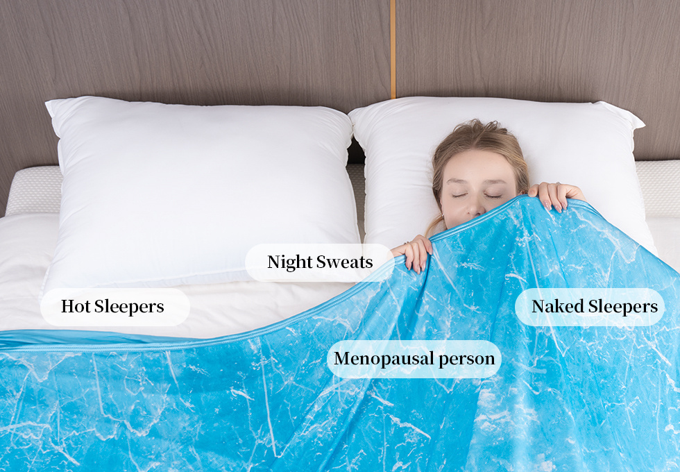 Cooling Blankets for Hot Sleepers - Summer Blanket Thin Lightweight Breathable Soft Double Side Enhanced Blanket for Bed Couch Sofa, Keep Cool for Night Sweats
