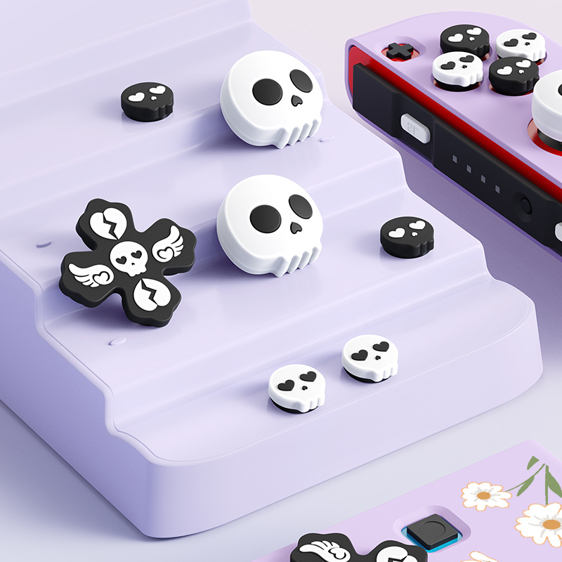 switch コントローラー ケース ボタン カバー付き tpu ソフト シェル