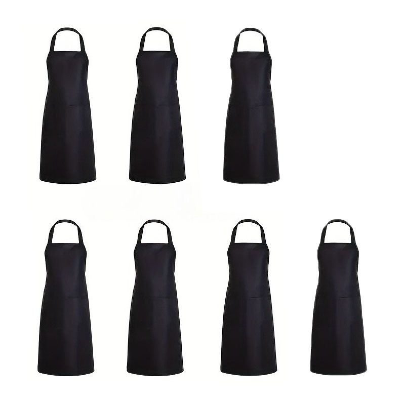 TEMU 7 pezzi Grembiule da cucina per la casa, Grembiule gamma con , Molto per cucinare, barbecue e attivit� , Grembiule da appendere al per la casa
