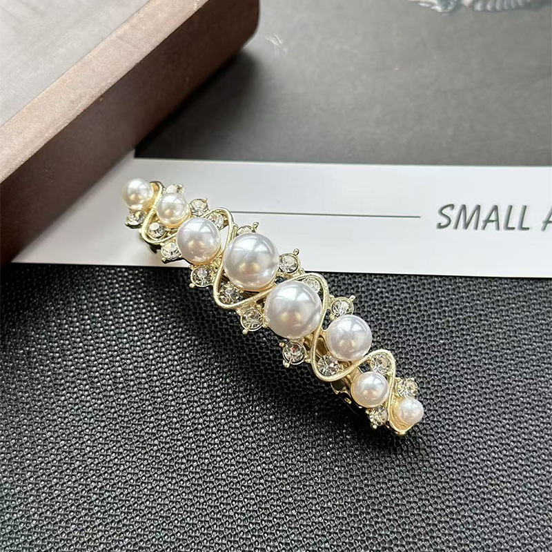 TEMU Exquisite Clip Hair Additions For Women, Elegant Temperament, Rhinestone Side Bangs, Broken Hair Clip, Half Tie Hair, Clip Headwear