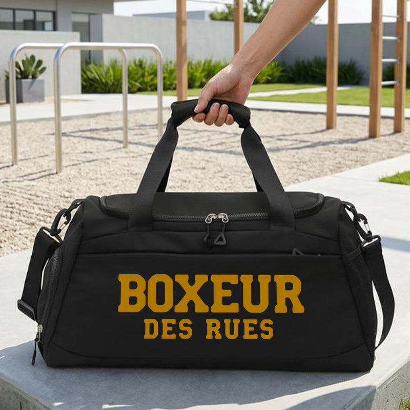 TEMU Borsa da viaggio con stampa Des Rues, 1 pezzo, borsa da palestra a grande capacit�, borsa da viaggio , tracolla regolabile, cerniere scorrevoli,