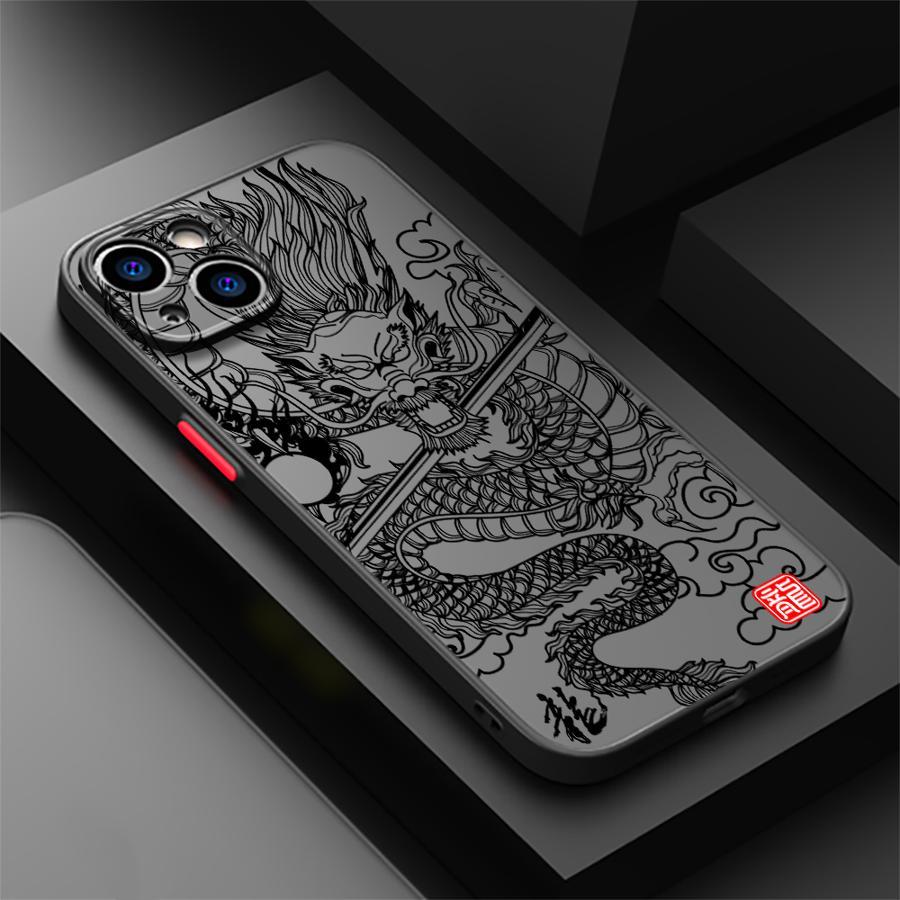 Image of Phone Case: [ Dragon Case] Case| Art For 16 Pro Max, 11, Se 2022, 13pro, 15 Plus, 14, 12, Xs, 7, 8, 16plus, 13 Phone Cover Shell