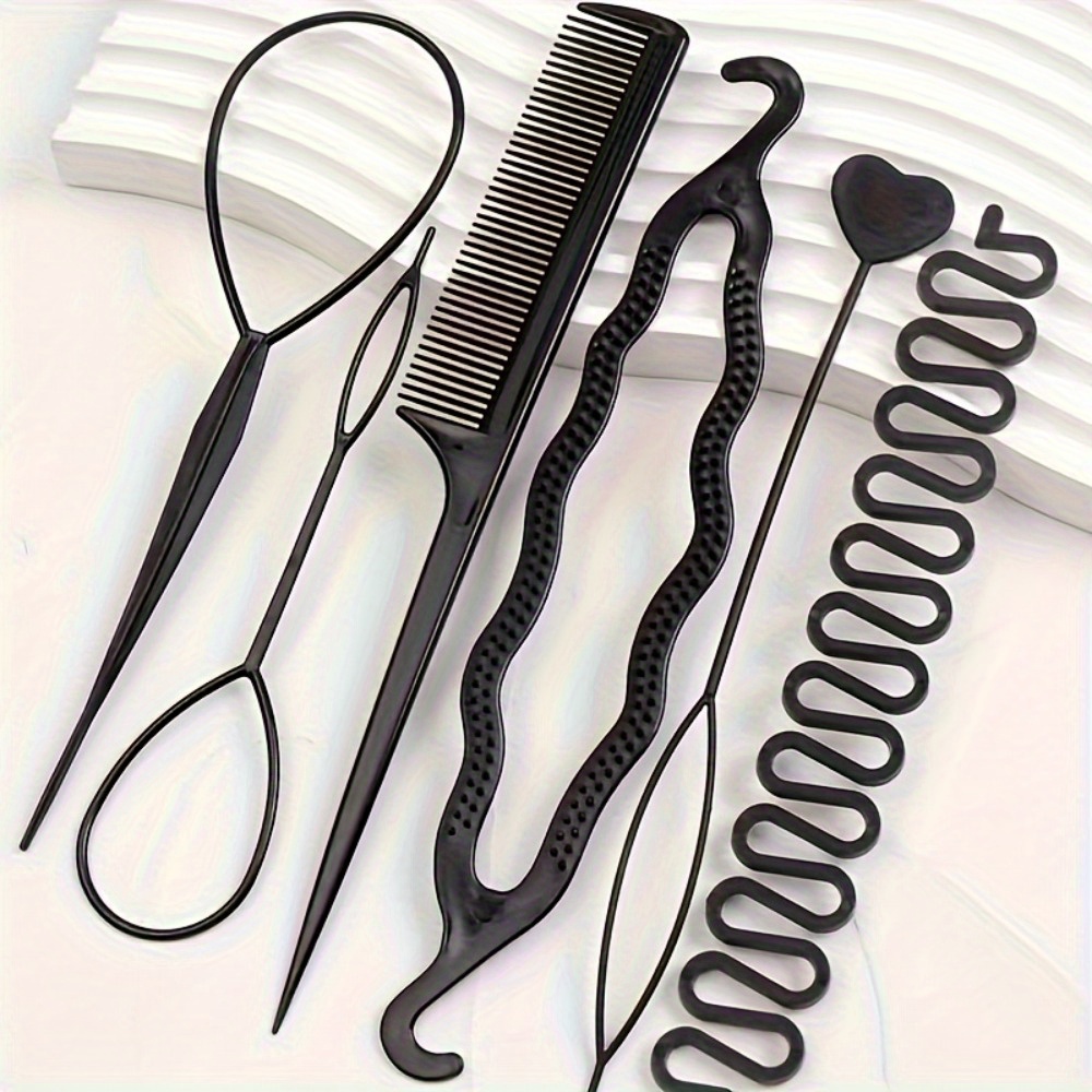 

6pcs Fashion And Popular Pp Hair Tools, Teen Girls Hair Accessory, Hair Styling Tool