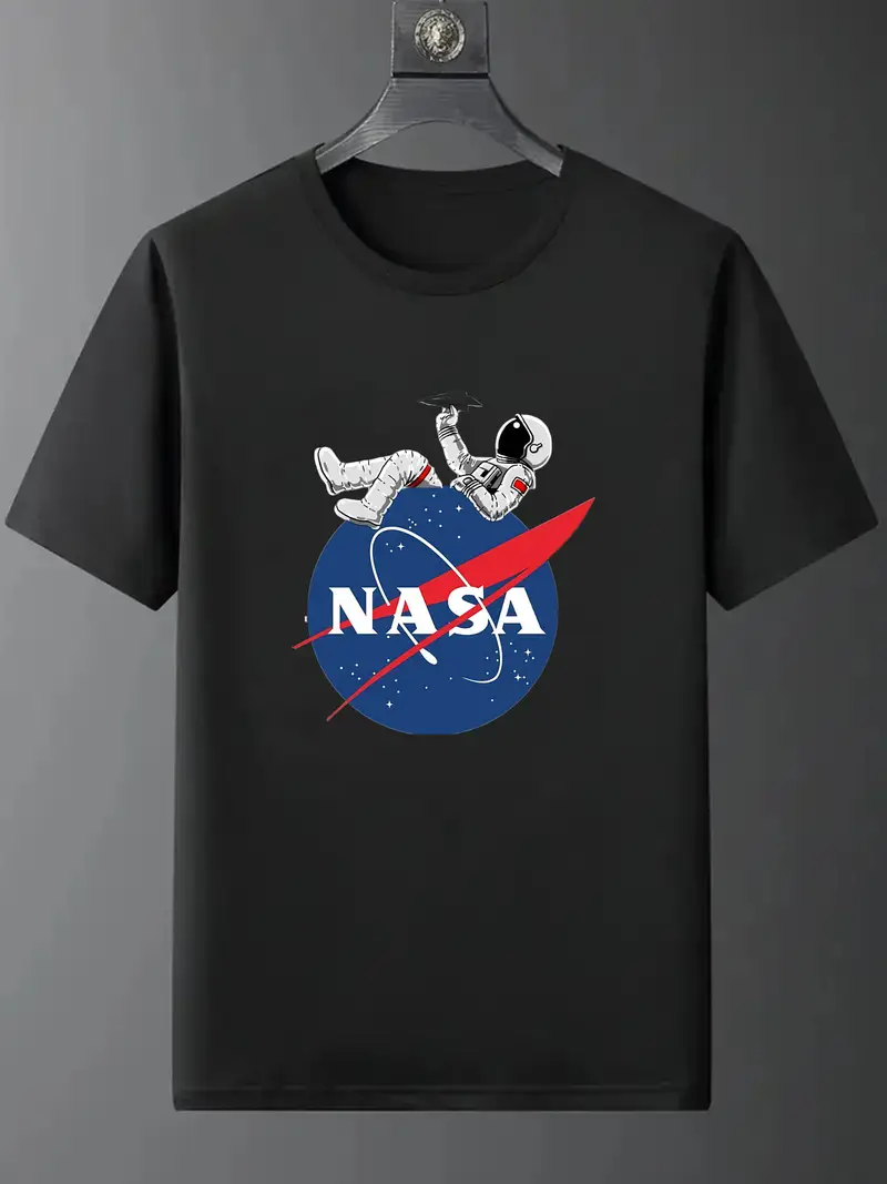 camiseta gráfica astronauta nasa hombre transpirable Temu Ecuador