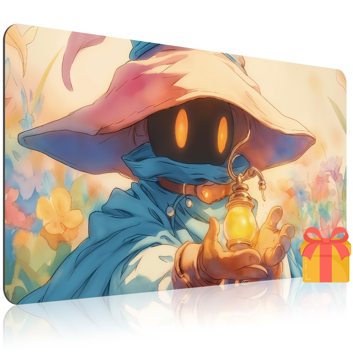 Cute Watercolor Magician Card Game Mat