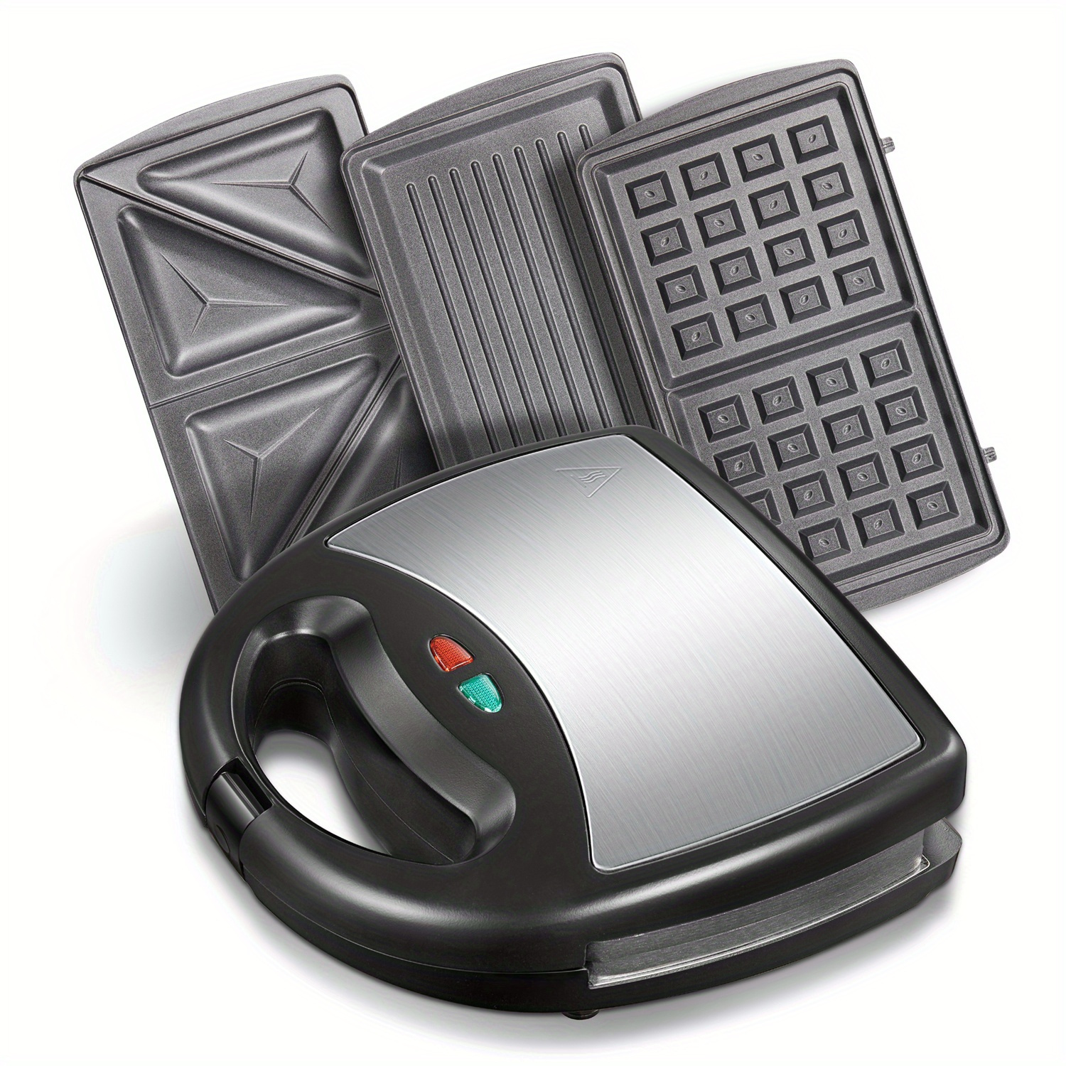 TEMU 3 In 1 Waffle Maker, Toaster And Electric Grill With Coating Plate, Easy To Clean, Fast, By Reemix
