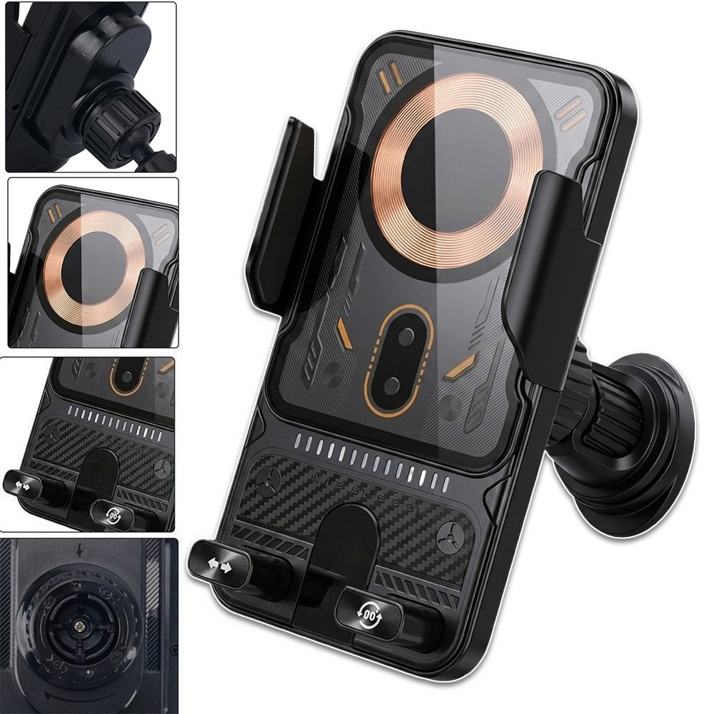 Image of Phone Holder Vent Mount, Car Phone Holder For All Phones, Installation Design, Compatible With Most Automotive Air Vents
