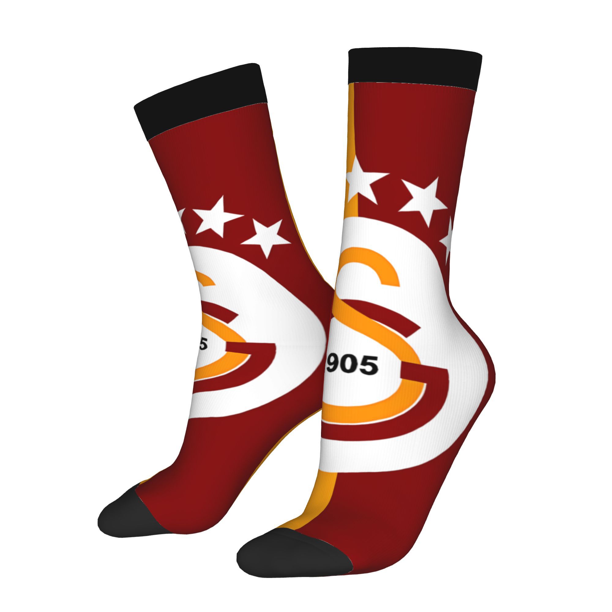 E-shop 1 Paar Herrensocken im Design mit einzigartigem Druck, Novelty Crew Socks für Outdoor, Handwäsche oder chemische Reinigung