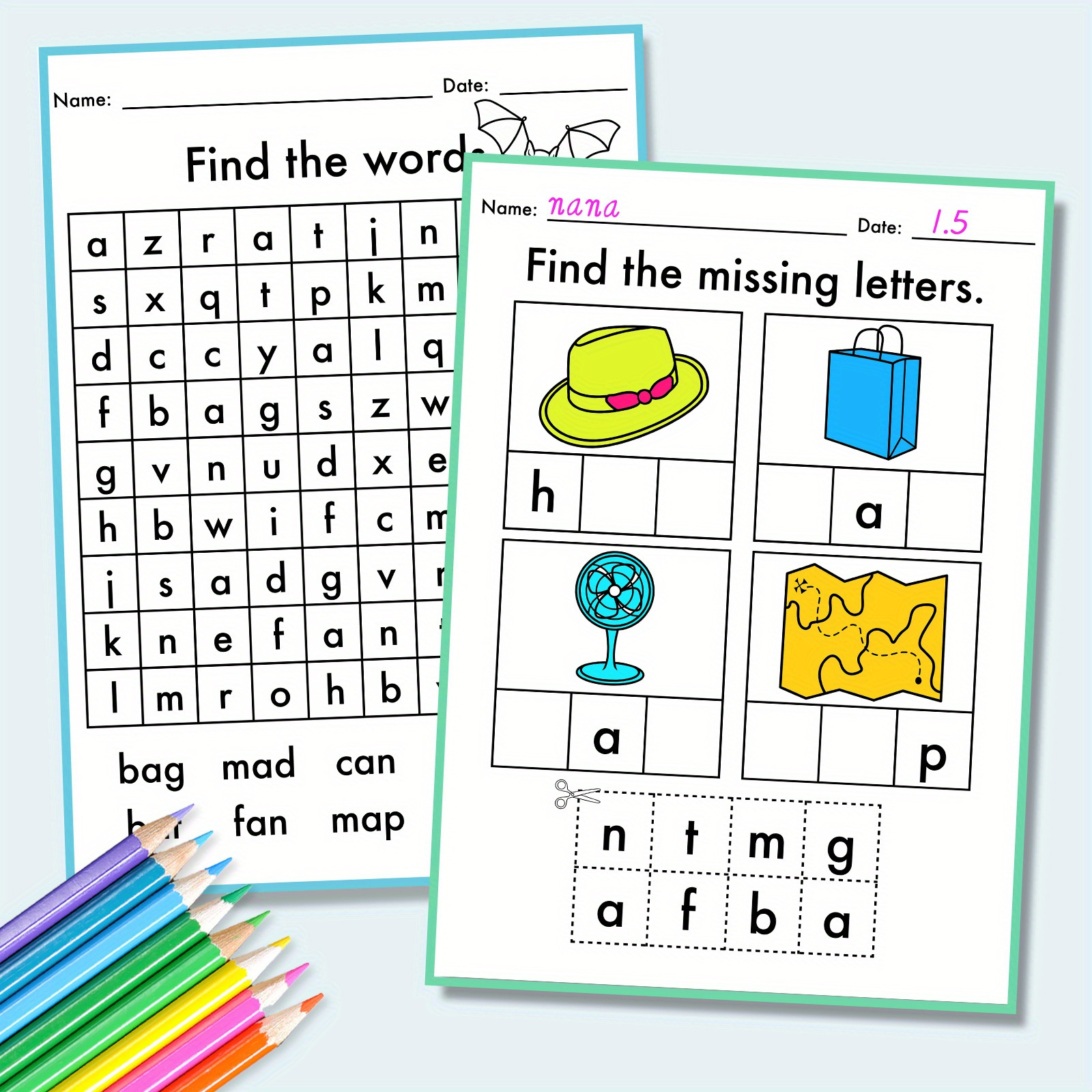 Color Your Words: A Fun and Interactive Workbook for Kids to Practice Writing and Build Vocabulary