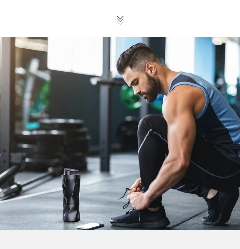 Portable Electric Juicer | 700ML Multifunctional USB Rechargeable Shake and Smoothie Mixer with Outdoor Mixing Cup, Stainless Steel Blades, Lithium Battery-18650 Series