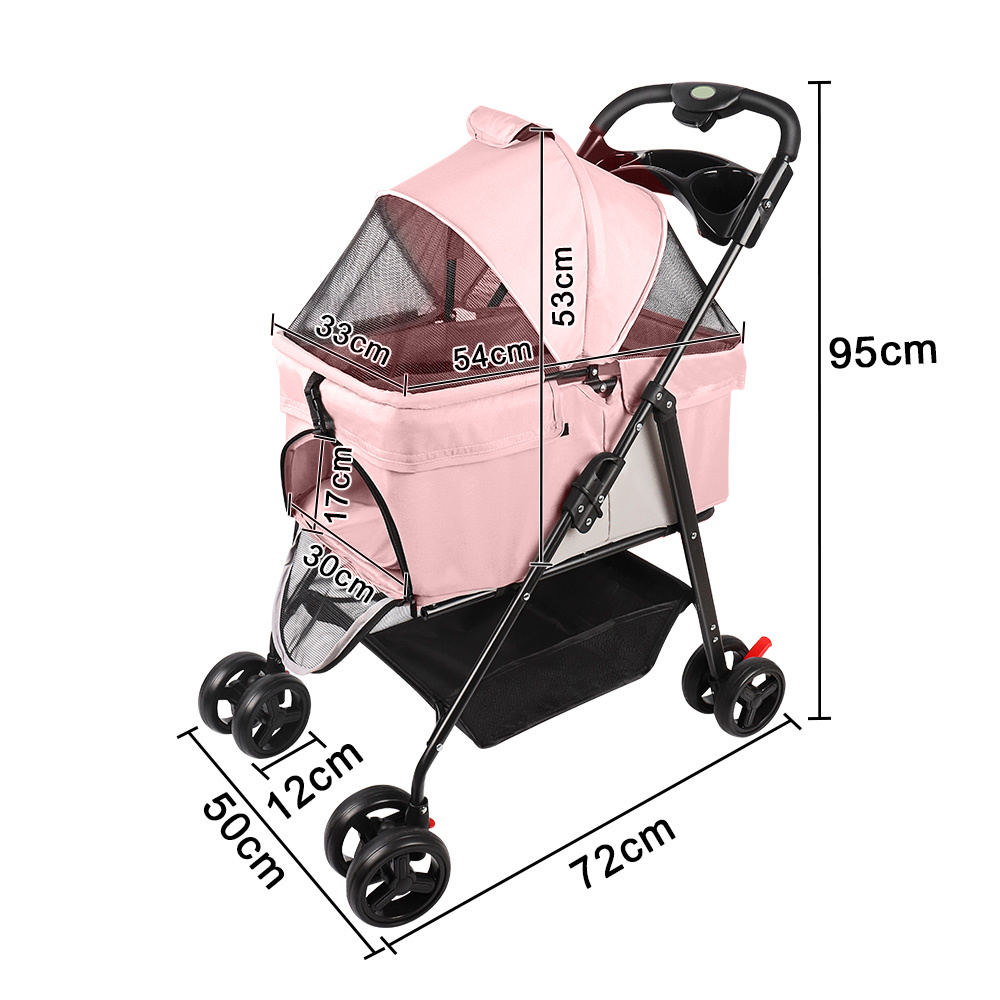 TEMU Ensemble de transport pour chat approuvé par les compagnies aériennes : poussette et sacoche portables avec fenêtre de visualisation en , auvent