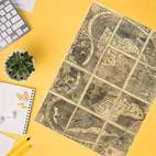500 sztuk/1000 sztuk, papierowy puzzle, diy puzzle, antyczna mapa świata, elegancki album map wyciskany, odpowiedni do puzzle czasowe, puzzle domowe, interaktywny puzzle dla par; puzzle bożego narodzenia, puzzle walentynkowe, puzzle prezent urodzinowy; zabawka edukacyjna, elegancki prezent