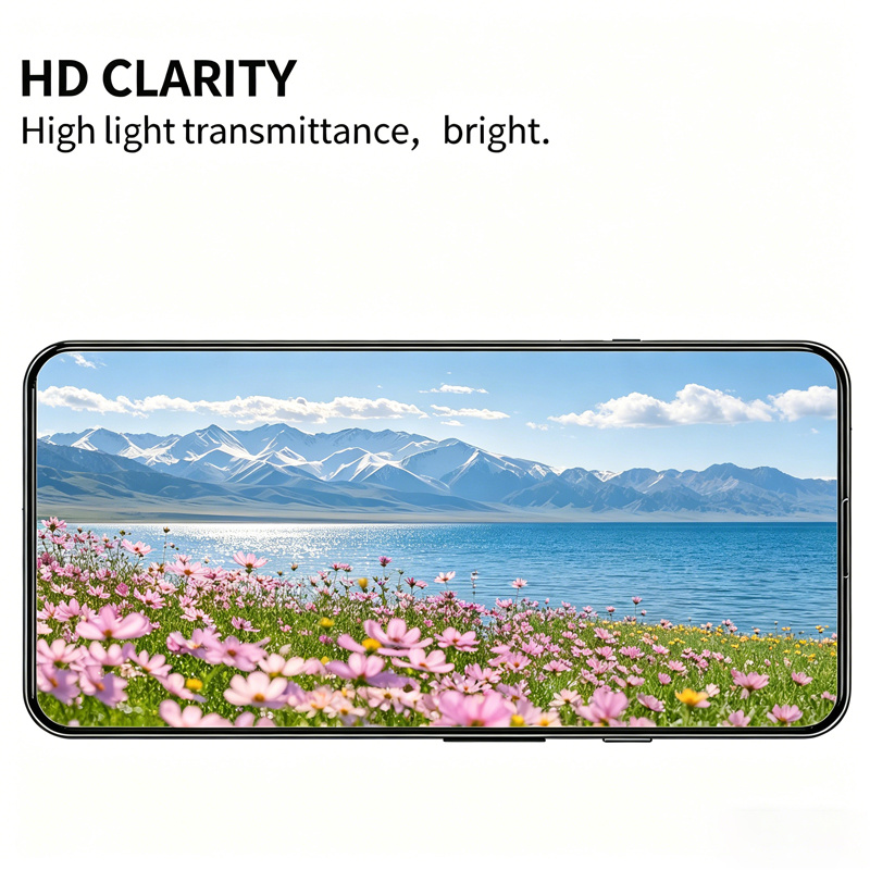 TEMU 6pcs Hd Tempered Glass Film 600/600 Pro, The Tempered Film Resists Scratches And Abrasion, When On Desktop, Optical Tempered Coating Improves
