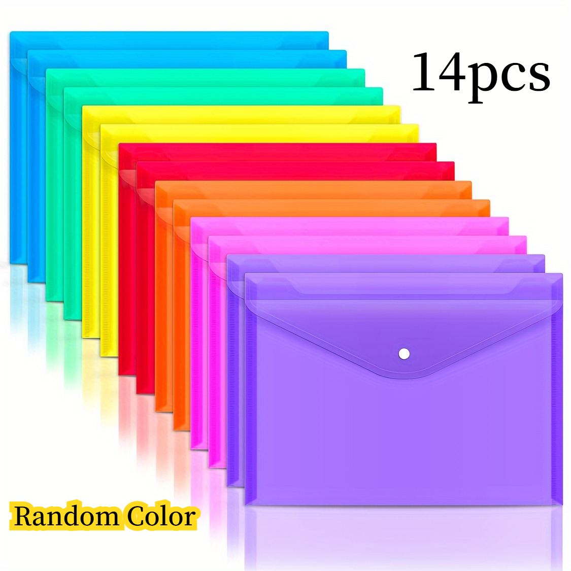 plastic envelope folder sold on Temu Australia