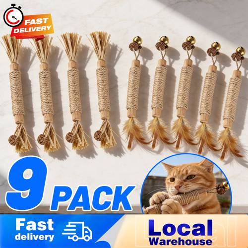 natural sticks for cats 9 pack 12 pack dental chew toys for teeth treats consumable lick toys for indoor cats and kittens