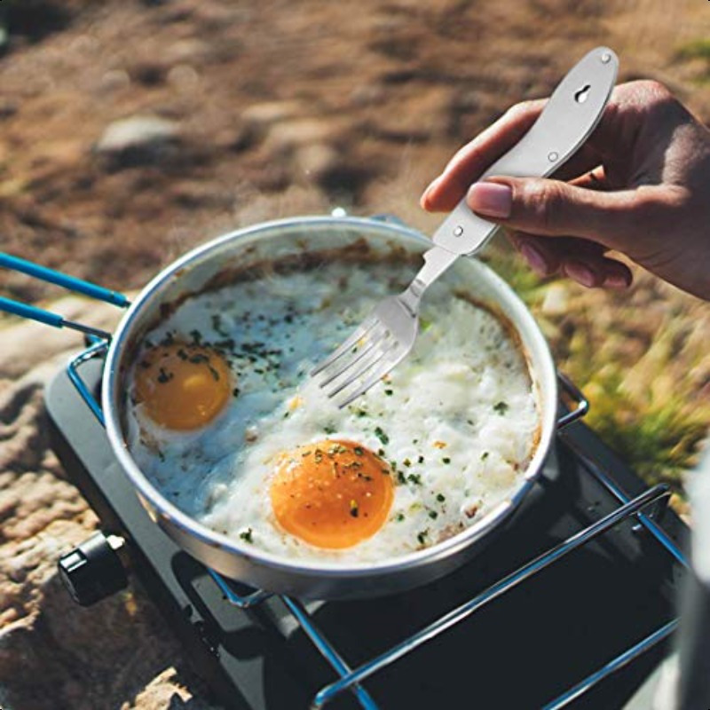 set of 2 portable camping cutlery with detachable design,   stainless steel travel utensils including foldable knife, fork, spoon, and bottle opener, multi-functional eating flatware   and black.,     mens     taking optical resort history and cuisine activitiesh   barbecue cooking african good con leather fl, healttip pr natural durablemini utensil     support problem   compass women, fancy dinner plate Product details 1